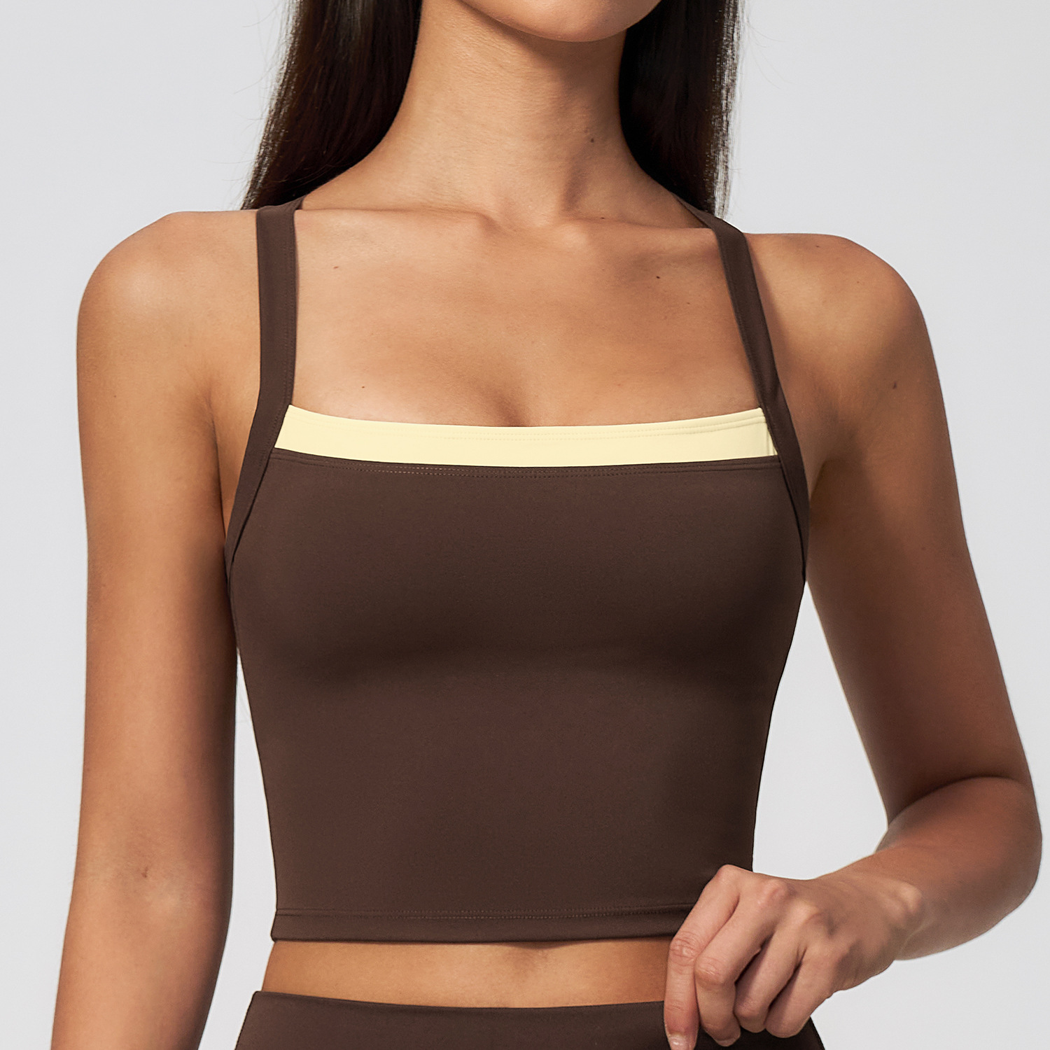 Débardeur de yoga croisé au do - Minimizer Bra Women avis et prix